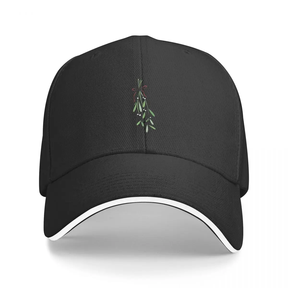 

New Mistletoe Baseball Cap Thermal Visor Christmas Hats Hat For Men Women's
