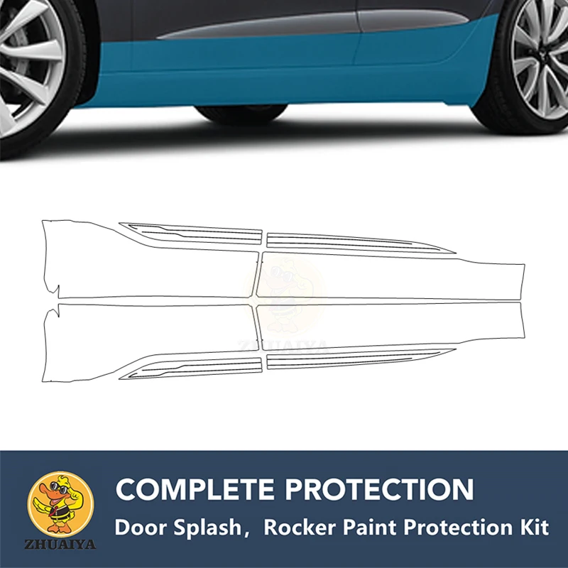

PreCut Rocker Panels Paint Protection Clear Bra Guard Kit 7.5mil TPU PPF For AUDI E TRON SPORTBACK PREMIUM PLUS 2020-2023