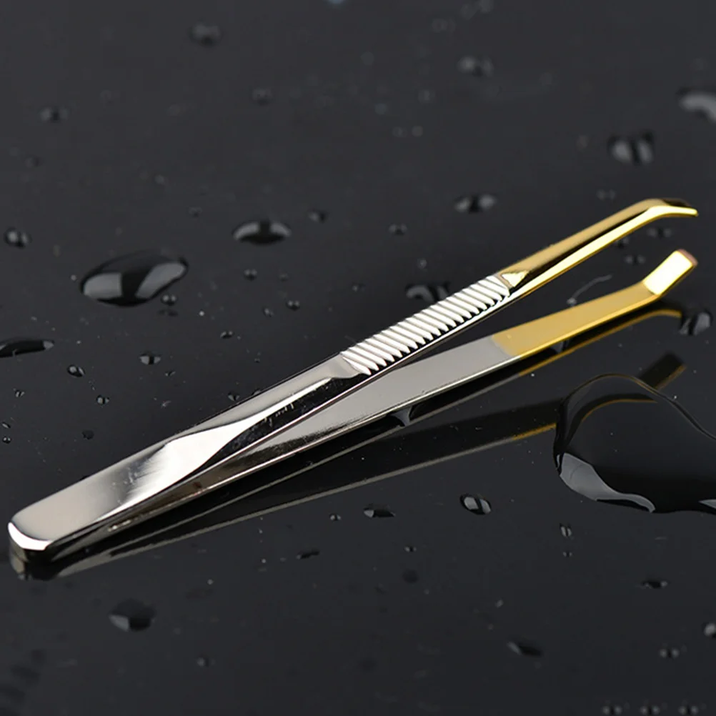 Eyebrow Tweezers Stainless Steel Professional Eyelashes Extension Clip Face Hair Remover for Eyebrows Makeup