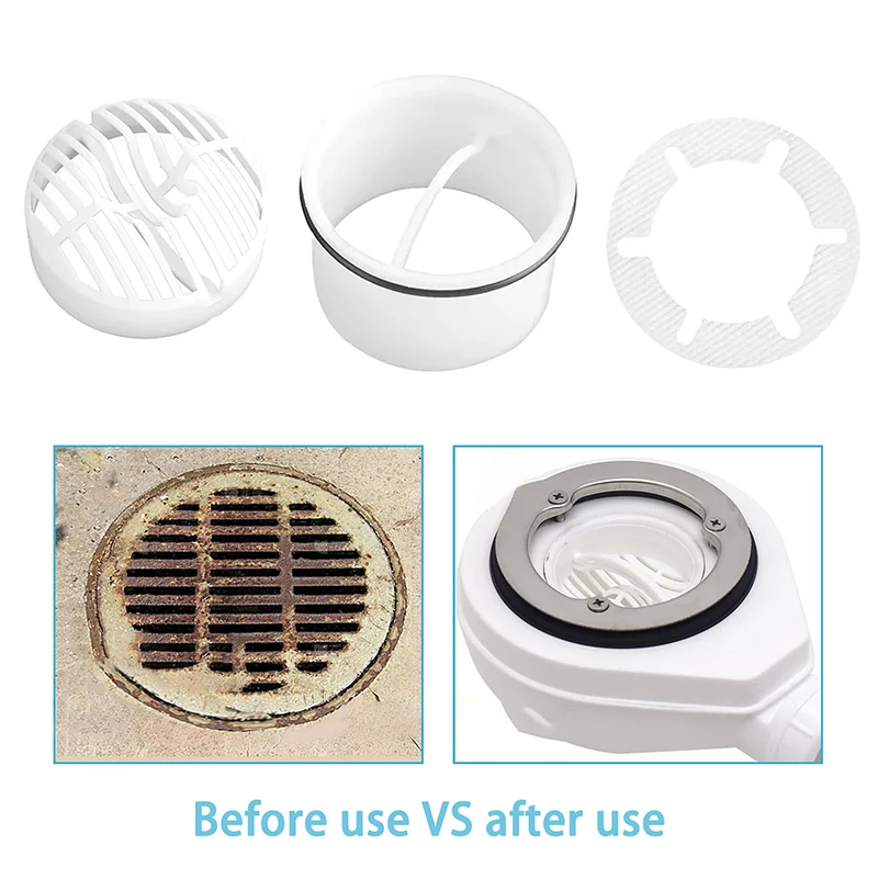 Replacement Immersion Pipe Hair Catcher Shower Hair Filter Strainer Insert shower drain catcher hair drain catcher hair drain filter floor drain hair filter floor drain hair catcher drain hair catcher