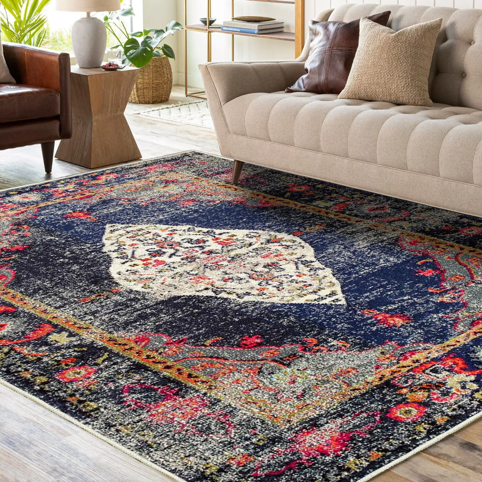 Vintage-American-Carpet-Moroccan-Retro-Living-Room-Area-Rugs-Persian ...