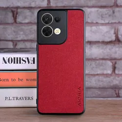 Stylish Textile Smartphone Case for OPPO A1 Pro (Red)