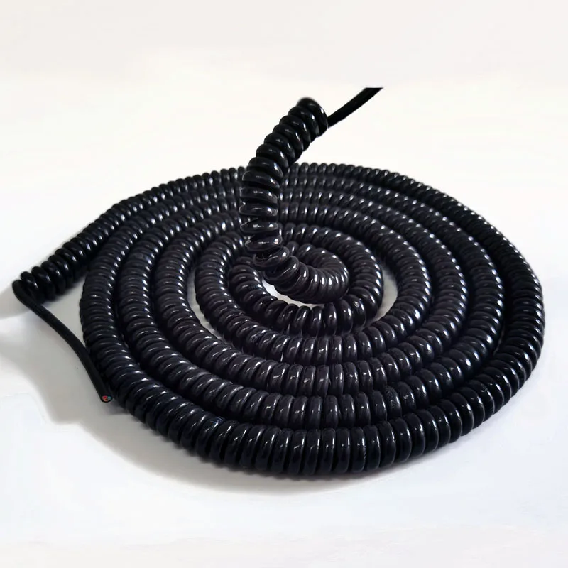 PVC Spiral Cable, Curly Flex, Retractable Flex