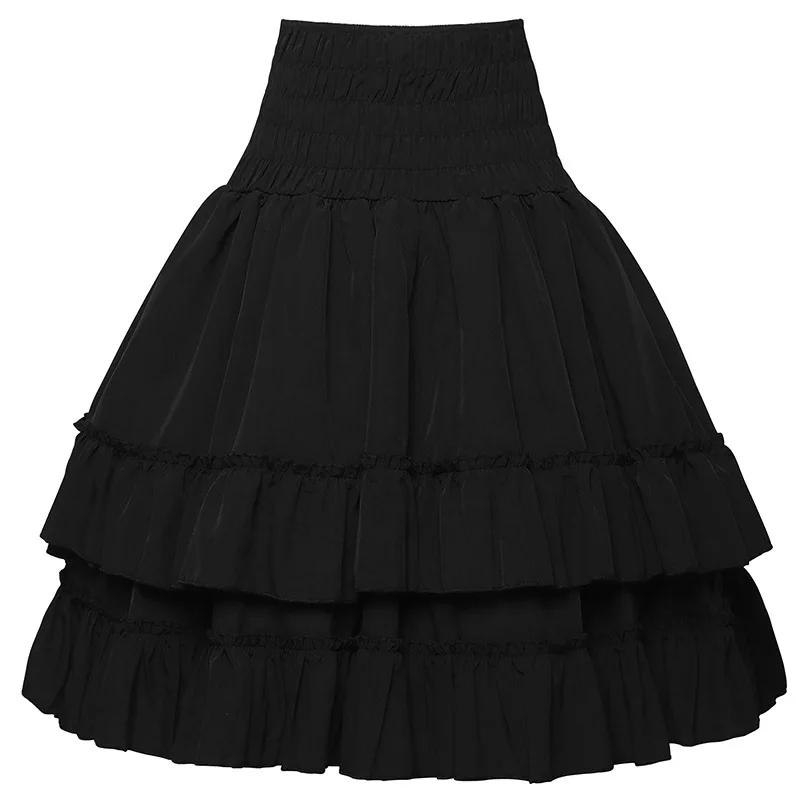 Gothic Black Skirt Image 3