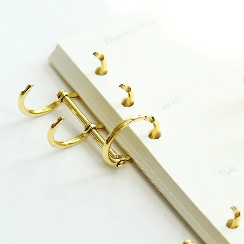 Binder Rings Stationery Book Scrapbook Clips For Photo Album Craft Office Supplies Loose Leaf Metal Book Binder Rings Stationery