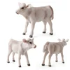 Milk Cow Children's Montessori Toys Simulated Animal Cognition Baby Early Education Puzzle Toys Model Static Animal Ornament 3