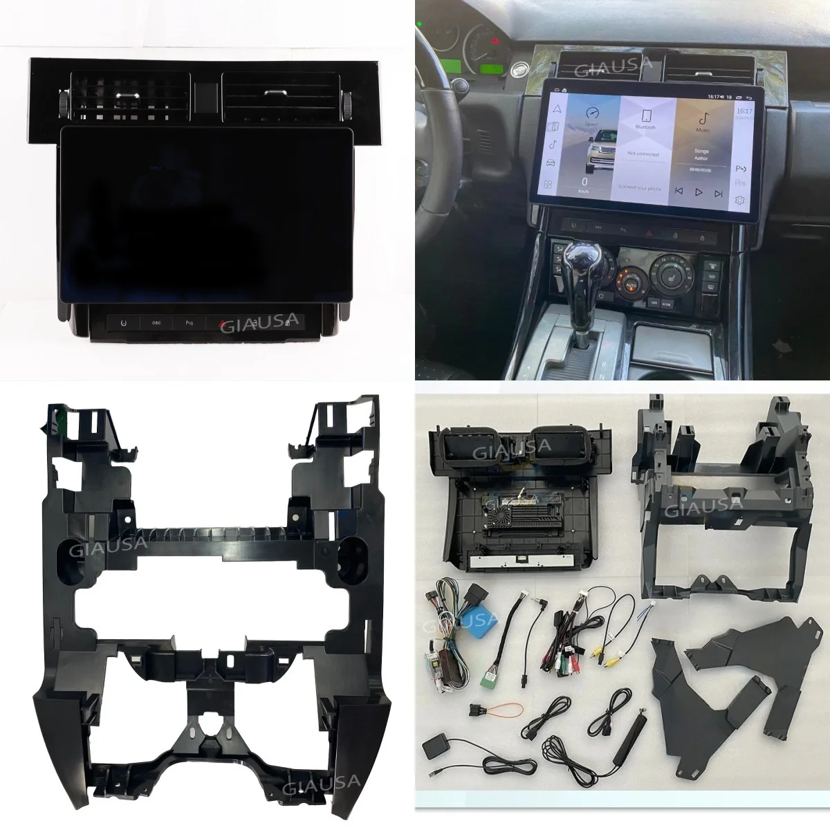 Autoradio 2 Din Android 13.0 Da 12,1 Pollici Per Range Rover Sport L320 (2005-2009) – 8GB+256GB, 4G, WiFi, Carplay, DSP, SWC, GPS, Retrocamera Inclusa