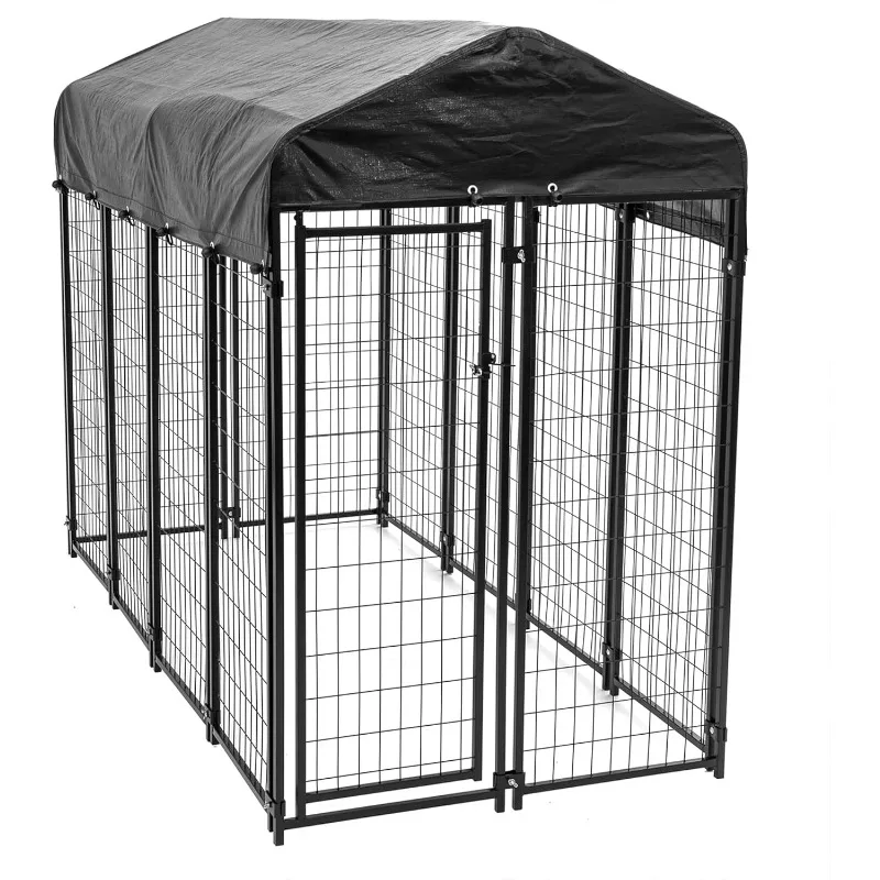 

Lucky Dog 8ft X 4ft X 6ft Uptown Welded Secure Wire Outdoor Pet Dog Kennel Playpen Crate kennel dog accessories