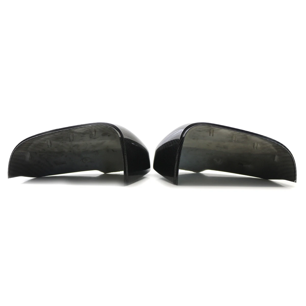 

2 PCS Side Door Rear View Mirror Covers Carbon Fiber For Volvo S60 S80 T5 T6 V60