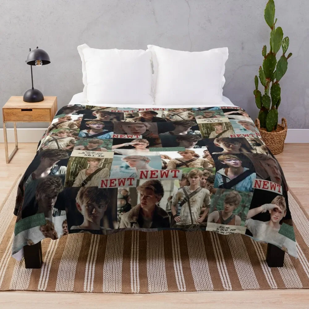 

Newt Throw Blanket Flannel Sofa blankets and throws Blankets