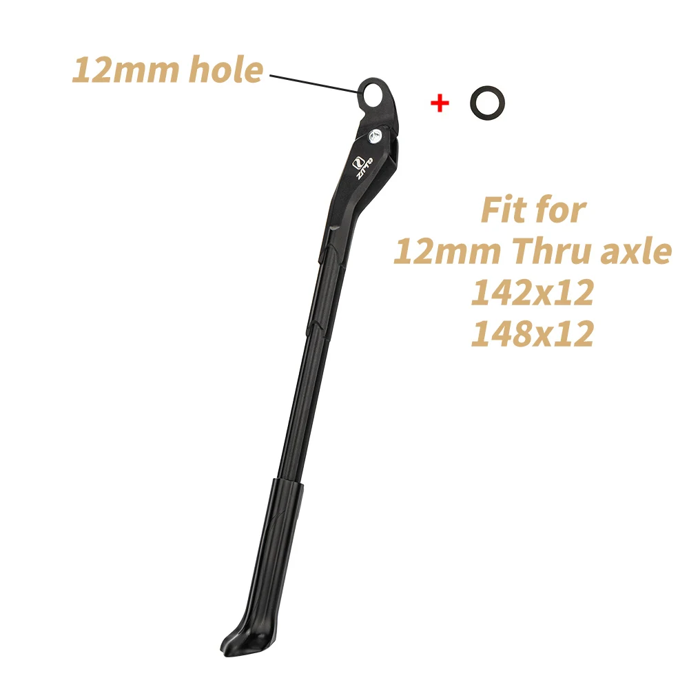 ZTTO Achse gesperrter Fahrradständer verstellbar 24 26 27,5 29 700c 142 x 12 bis 135 x 10 QR-Mutter Rennrad Parkständer Prop – Detail 6