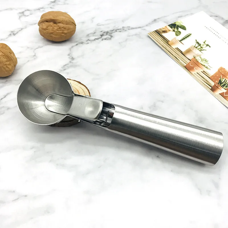 Stainless Steel Ice Cream Spoon Multifunctional Cream Spoon Fruit Round Ball Ball Digger