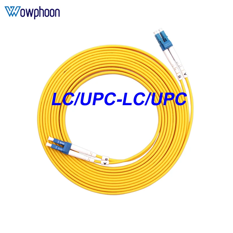 

Fiber Optic Patch Cord, LC/UPC-LC/UPC G652D 9/125, Duplex 2.0mm, Optical Fiber Cable, SM Jumper, Customized