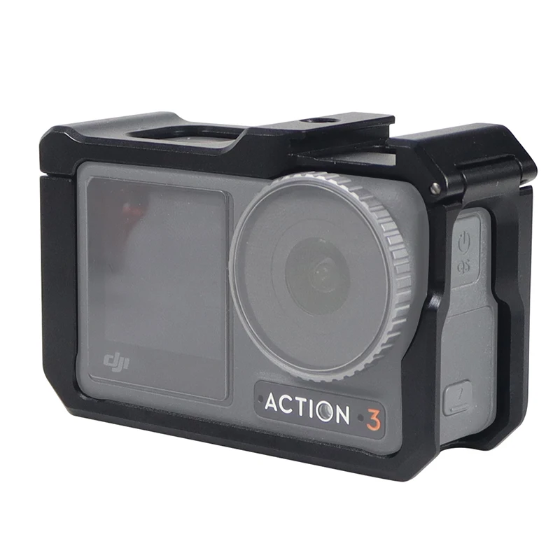 Full Frame Camera Cage Protective Housing Accessories for  Osmo Action 4 For  Os