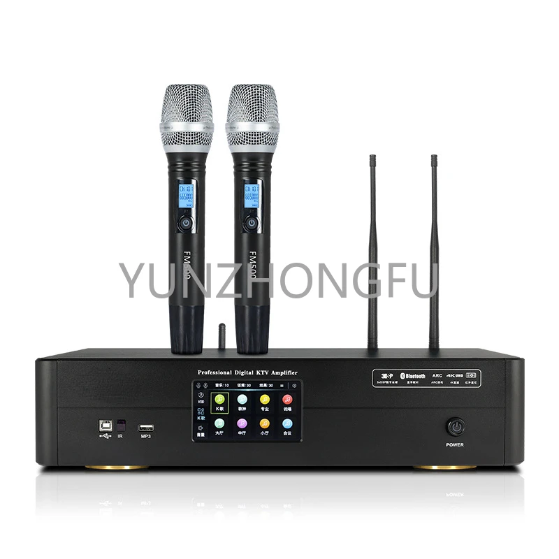 

Professional high-power multi-function intelligent touch screen three-in-one power amplifier all-in-one