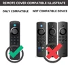 1 Piece New Luminous Silicone TV Remote Protective Case For Amazon Fire TV Alexa Voice Remote Pro Glowing In The Dark 2
