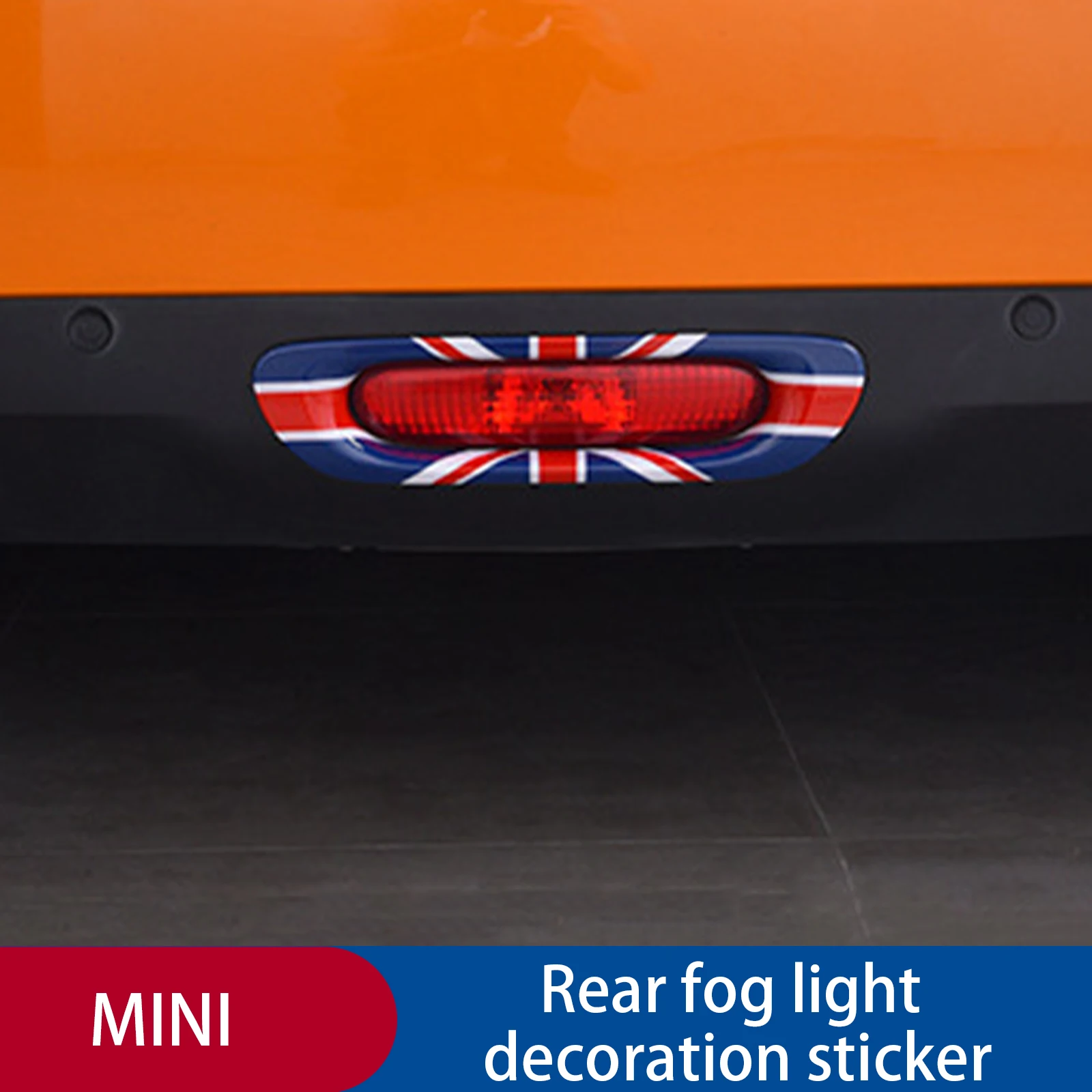 

For Mini Cooper Car Rear Tail Fog Light Lamp Frame Trim Cover Decoration Sticker For Mini Cooper JCW F55 F56 Housing Accessories