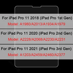 Enhanced Soft PET Film Full Screen Protector - 3pcs (Pro 11 1st 2nd 3rd)