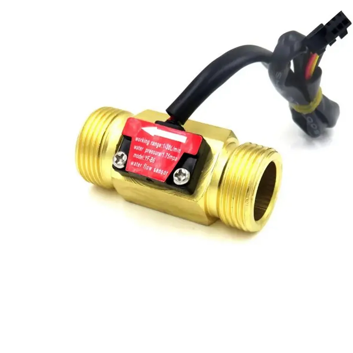 YF-B5 DN20 G3/4Inch Water Flow Sensor Switch DC5-18V 1-30L/Min Flow Meter for Industrial Control Liquid Circulating