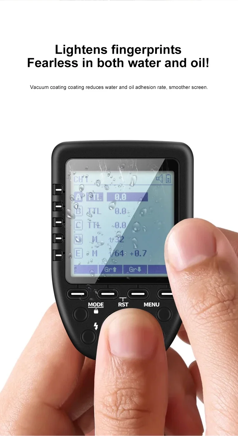Godox X3-F Auslöser Déclencheur Grand Écran Tactile OLED TTL Flash Automatique Système sans Fil X 2.4GHz Tcm Konvertierung Batterie Li-ION Intégrée USB Anschluss Kompatibel pour Fujifilm Kamera