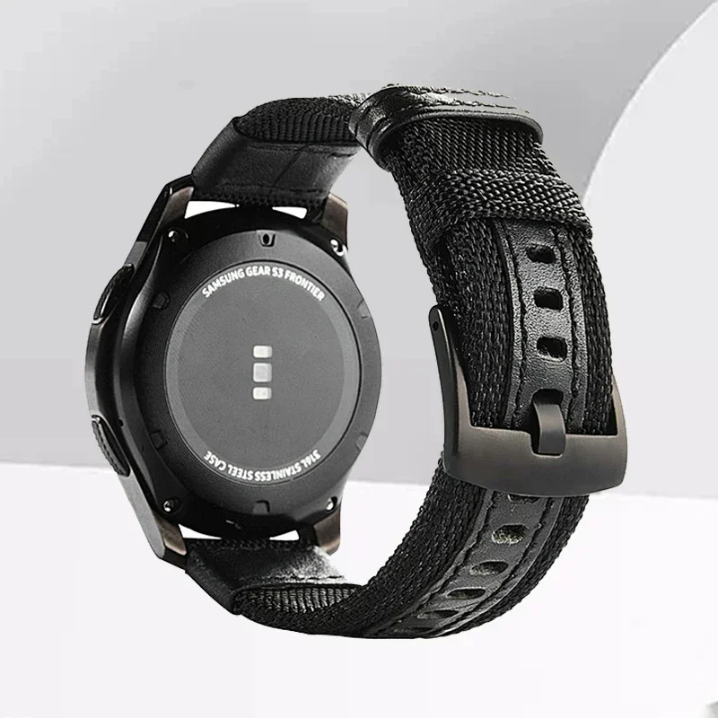 Versatile 20mm/22mm Nylon Woven Sport Wristband