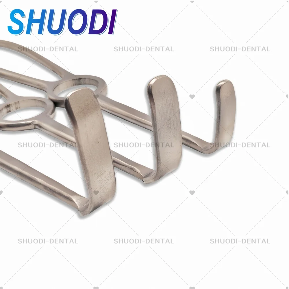 Dental Retractor Cheek Tissue Surgery Retractor Kocher-Langenbeck Retractor  Stainless Steel Surgical Instruments 4