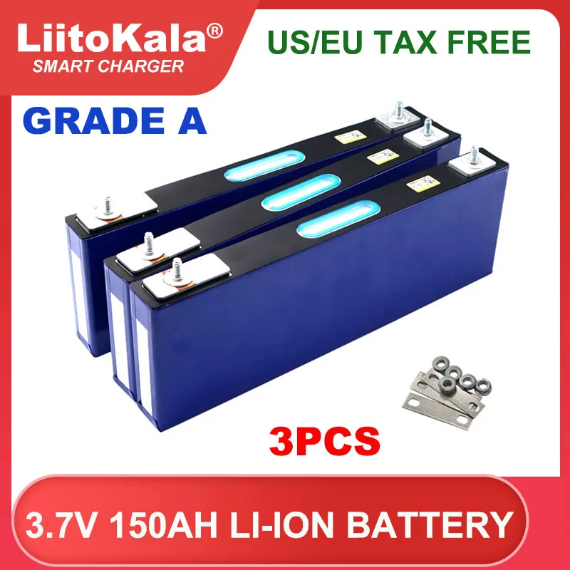 Liitokala 3,7 V 100Ah Lithium-Batterie Große Einzel Power Cell für