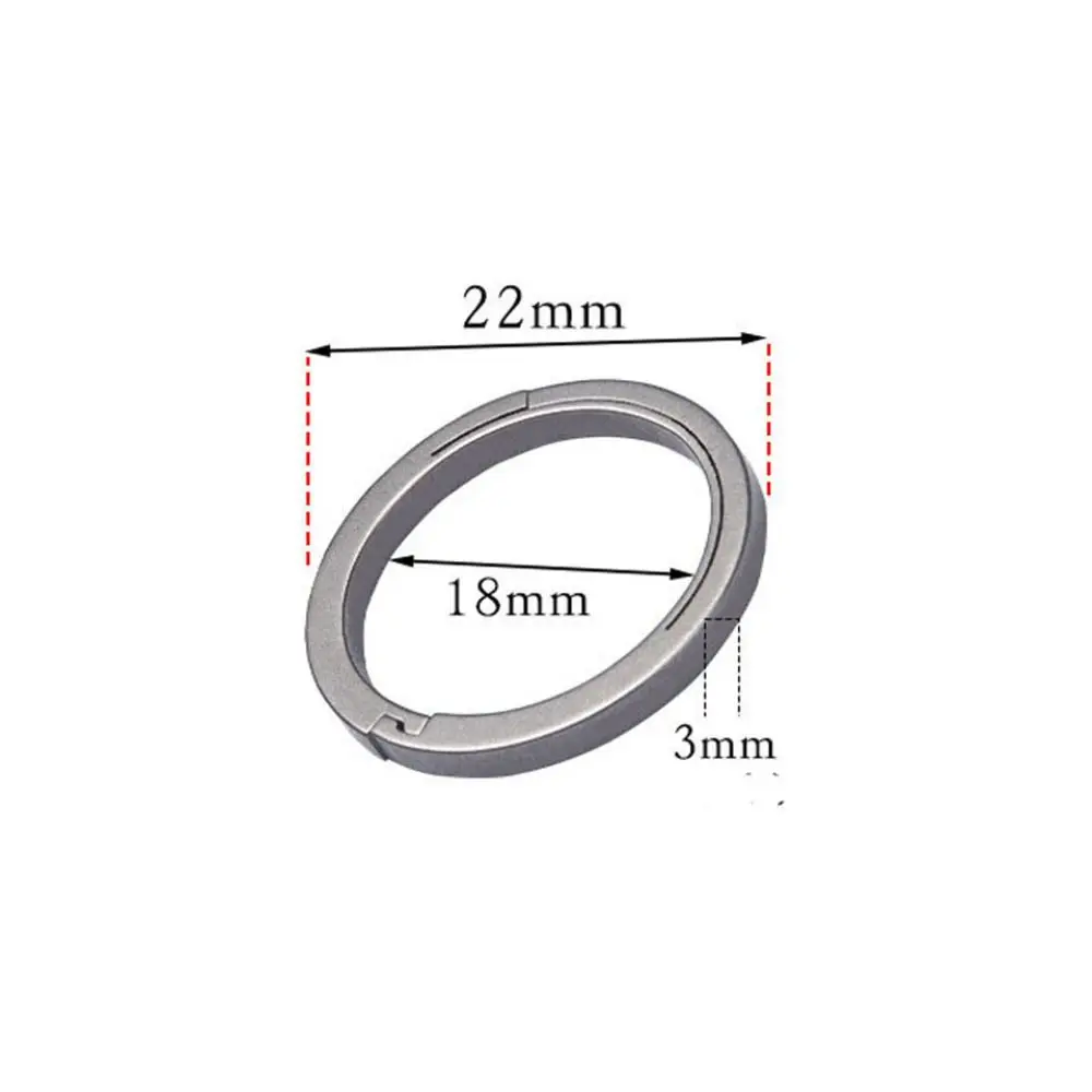 Premium Titanium Alloy Lightweight Key Rings & Keychain Pendant