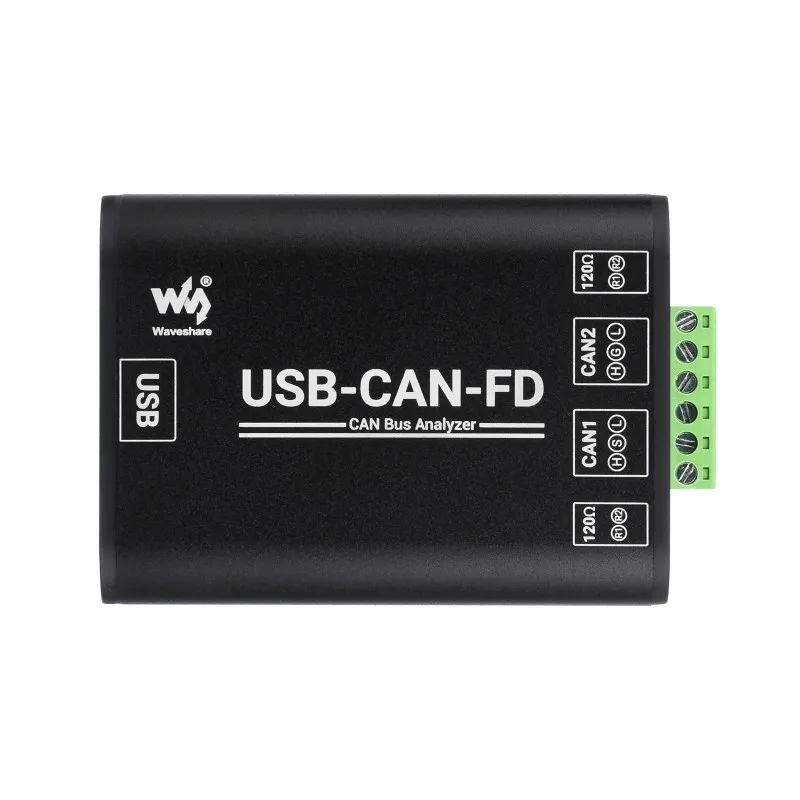Industrial Grade Can Can fd Bus Data Analyzer Usb para Can fd Adaptador Alta Velocidade Bus Comunicação Interface Card - Imagem 2