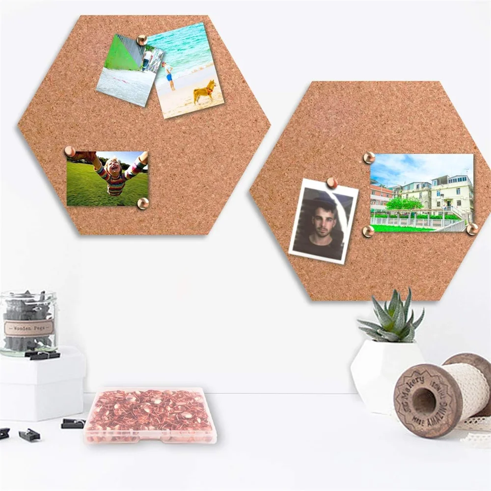 100-count Thumb Tacks 0.39-inch Steel Roundness Push Pins for Corkboard