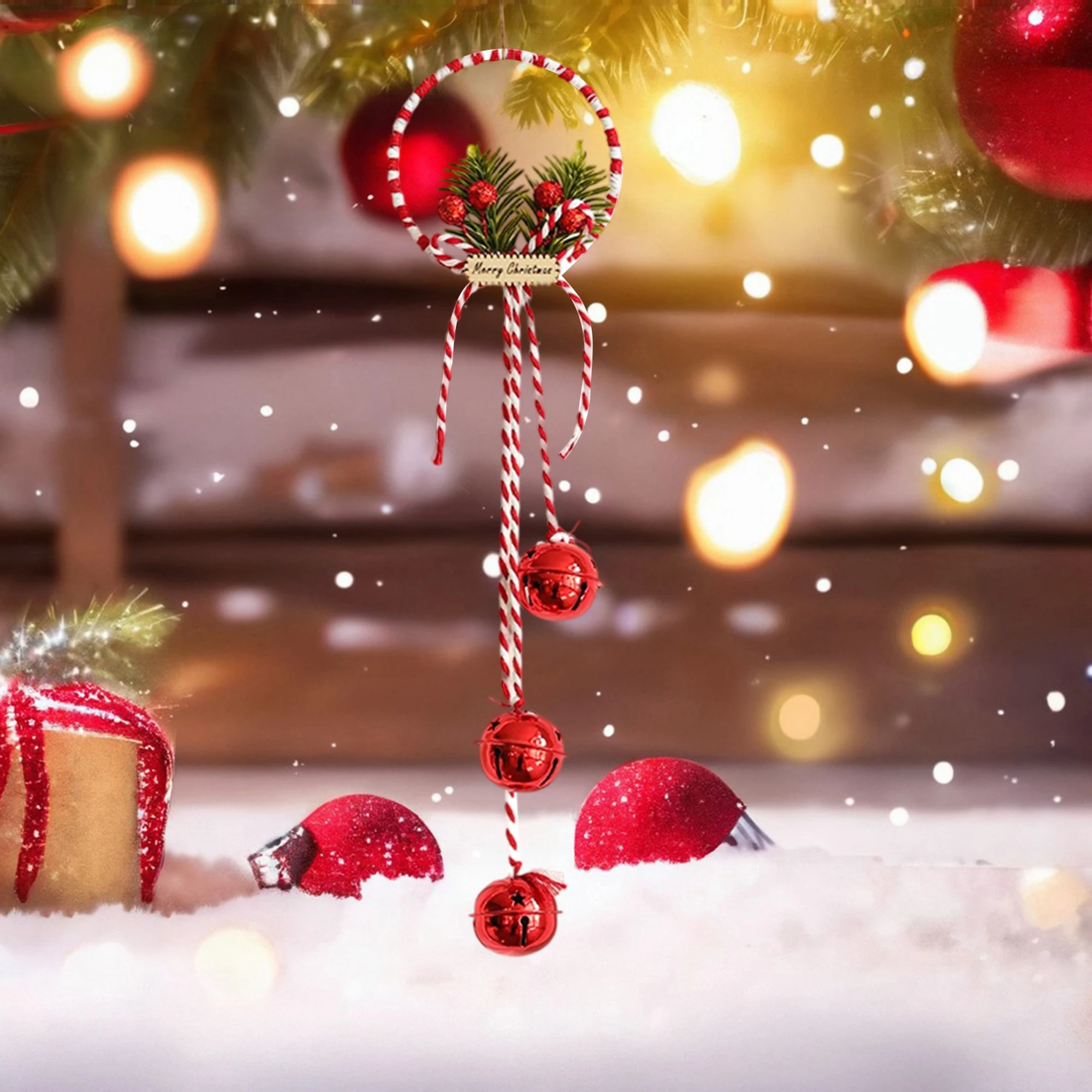 Christmas Tree Topper Star Gold Glittered Ornaments with LED Lights for Xmas Decorations Indoor Outdoor Home Party Festive