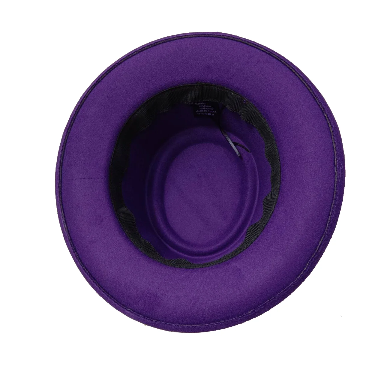 Cappello Fedora Bicolore Uomo/Donna – Tesa Media 5,5 Cm, Regolabile, Primavera/Autunno
