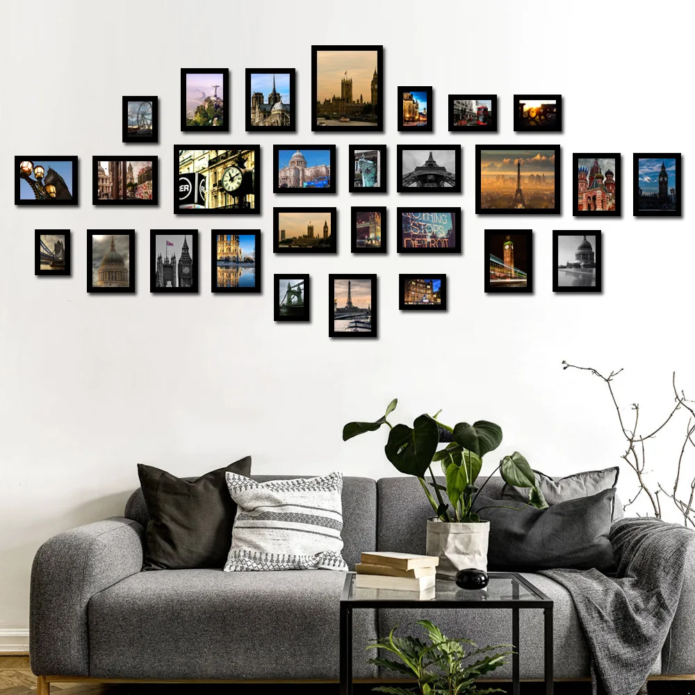 

2612 Liyou picture frame pendulum table calligraphy and painting mounted wall inch frame square decoration