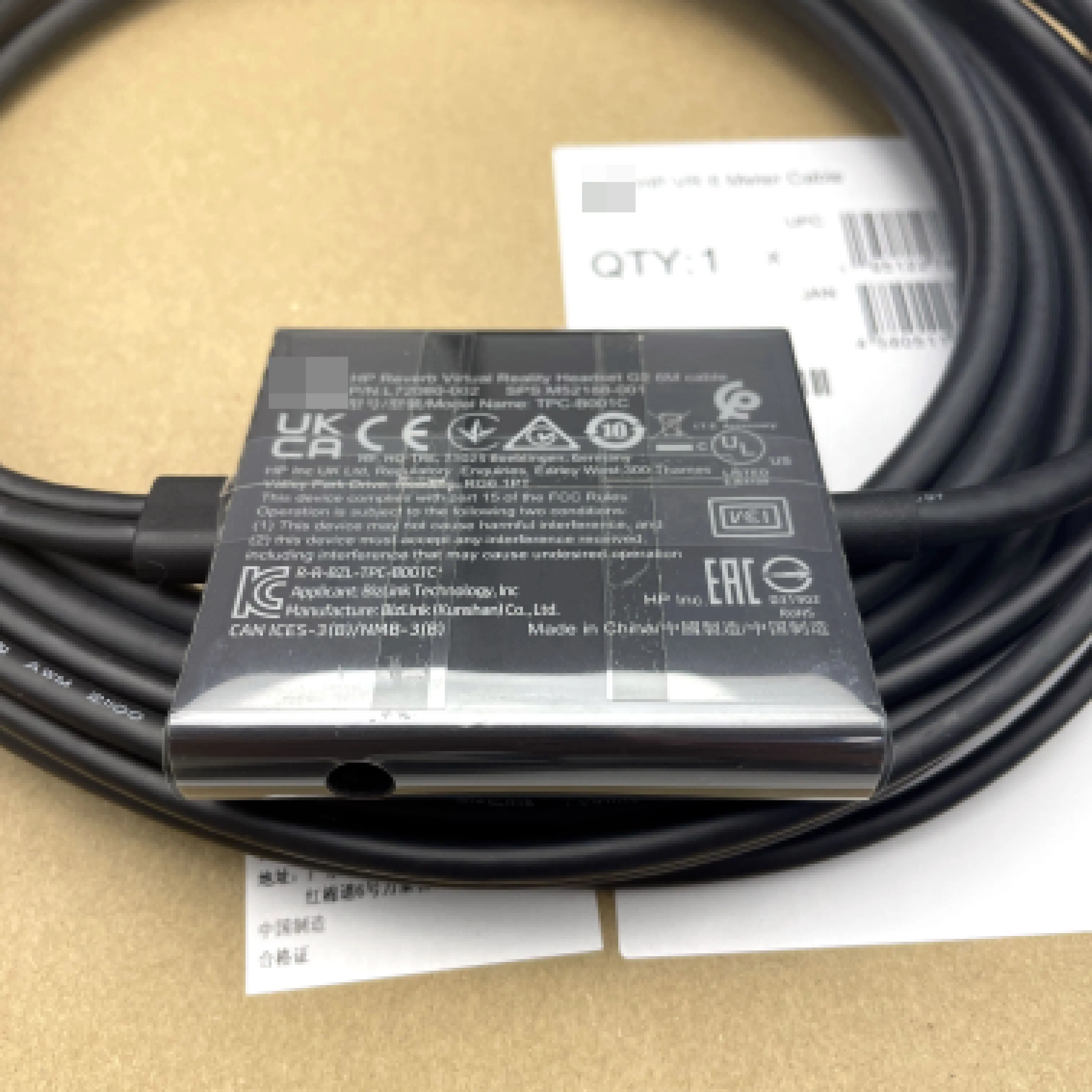 HP VR 6 Meter Cable for HP Reverb G2 VR headset connecting cable 6-Meter Glasses Cable Line L72080-002 M52188-001