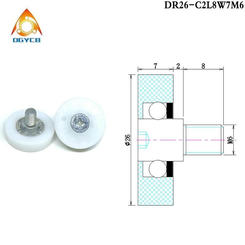 10 pces dr19 c1l8w6m6 od 19 mm 03