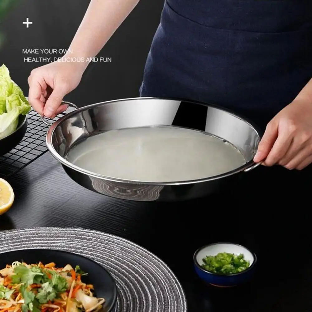 Steamer Pan Simple Operation Steaming Dish All-in-one Anti-cut 24/26/28/30/32/34/36cm Chinese Liangpi Steaming Pan