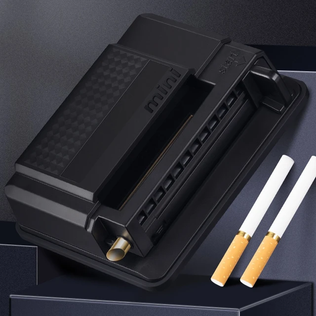 Máquina de liar cigarrillos eléctrica automática, rodillo de tabaco,  bandeja de cigarrillos, tubo, accesorios para fumar, regalo para hombres,  8mm - AliExpress