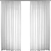 Anti-hooking Tulle Curtains for Living Room Balcony Bedroom Light-through Impervious To Anti-cat Scratching White Veil Curtains 5
