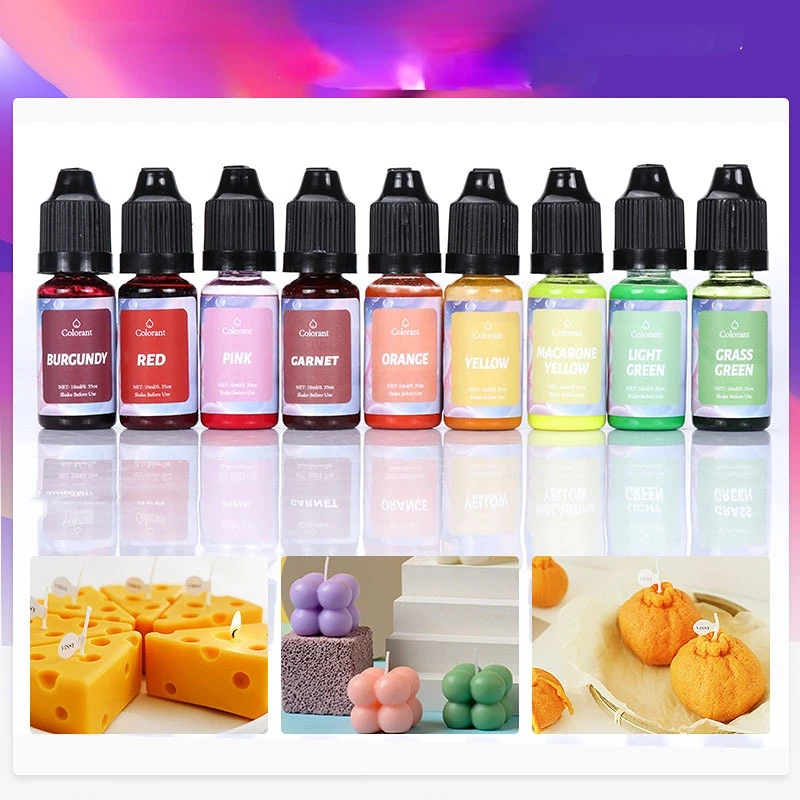 10ml Resin Pigments Candle Soap Dye Diy Uv Aromatherapy Epoxy Resin