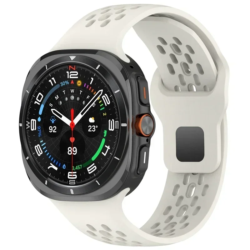 Breathable Silicone Sports Watchband Bracelet