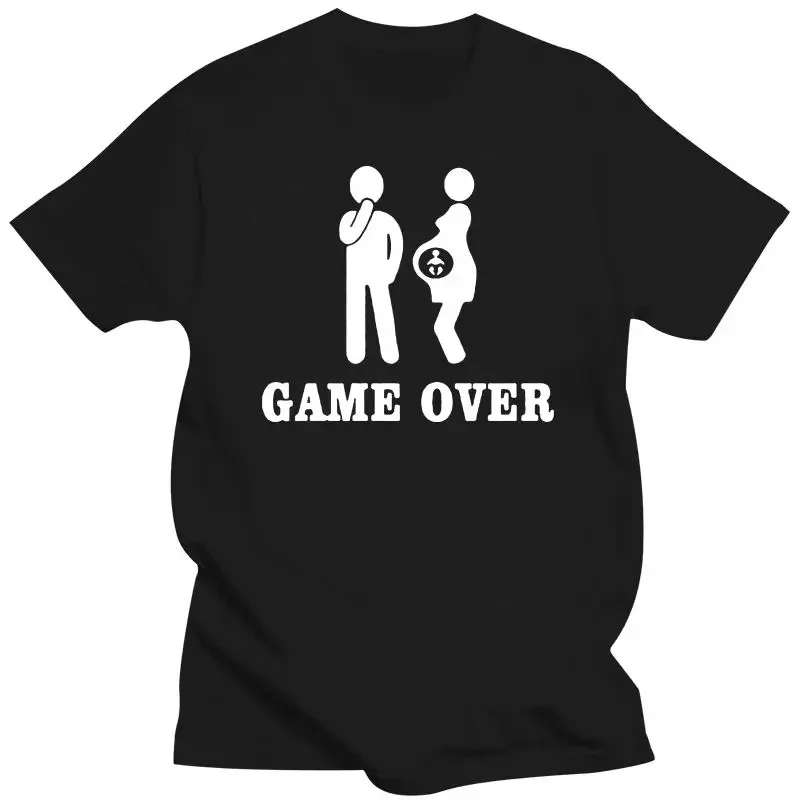 

Футболка женская/мужская с надписью «Game Over», 31 цвет