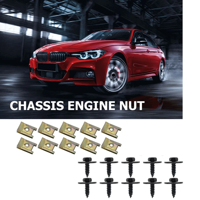 Trampe sorg Udholde Chassis Engine Guard Screw Washer Clip Auto Accessories Chassis Engine  Guard Metal Screw Washer For Bmw E81 E82 E87 E88 F20 - Auto Fastener & Clip  - AliExpress