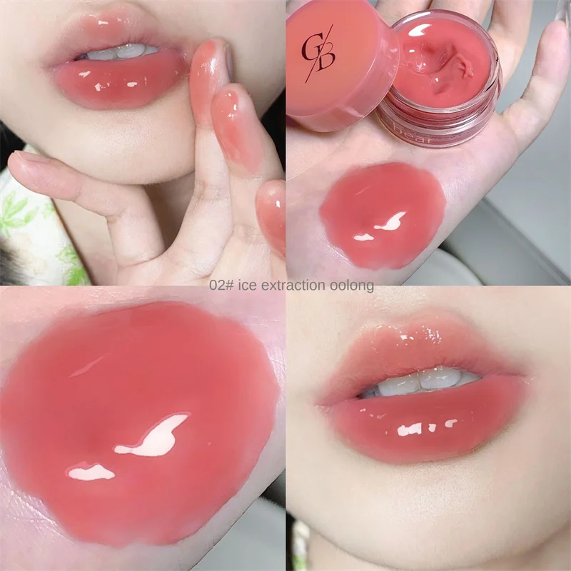 New 8 Colors Jam Lip Gloss Water Light DuDu Lip Glaze Parity Moisten Mirror Lip Glaze Girl Lip Makeup Korean Cosmetic Lipstick