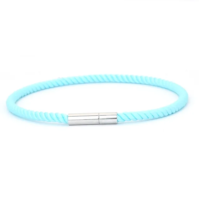 Noter 12 couleurs chanceux rouge chaîne Bracelet unisexe 3 tailles meilleur ami Couple cordon chaîne Bracelet tressé amitié bijoux Joias
