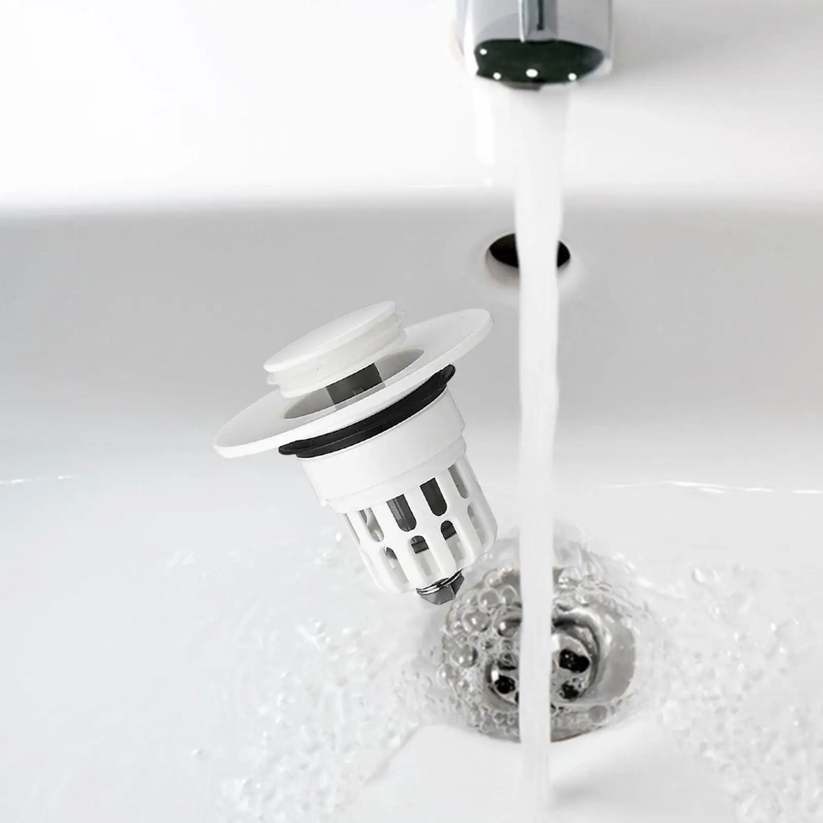 

Sink Stopper Anti Clogging Sink Plug Quickly Drainage Sink Drain for Washbasin Shower Tub