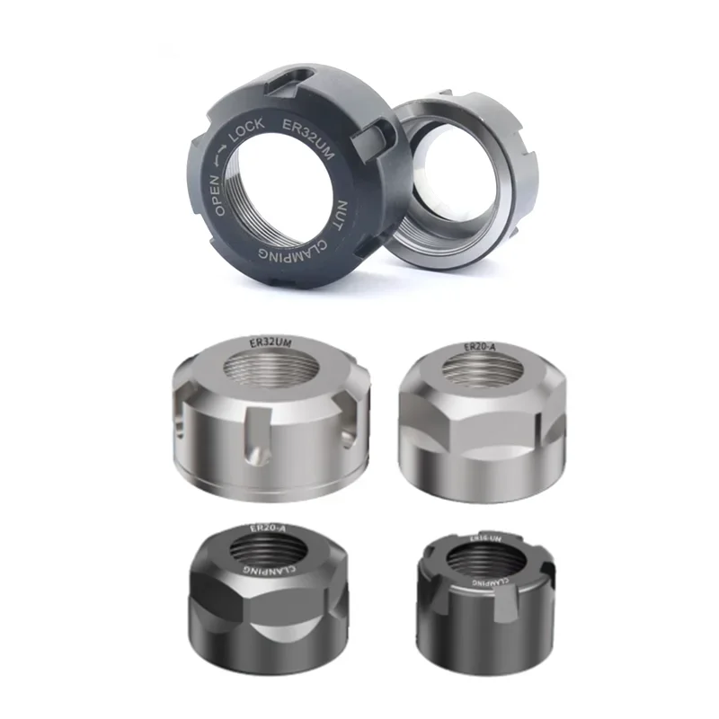 CNC ER OzNut Collet Porca Er8 ER11 ER16 ER20 ER25 ER40 Er32 Um/M/A Nut Sk10 Sk06 Ger16 Ger20 Oz20 Isoer16ms Oz25 Collet Nut