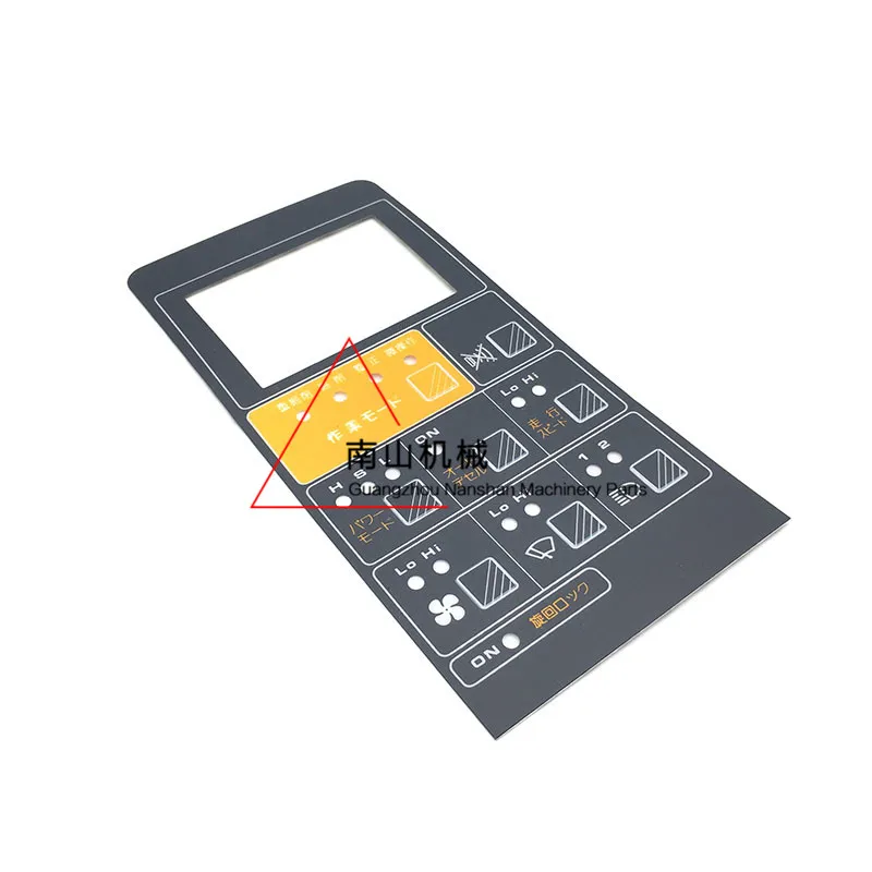 

Excavator Accessories Instrument Display Sticker Keyboard Sticker For Komatsu Pc120 200 300 400-5