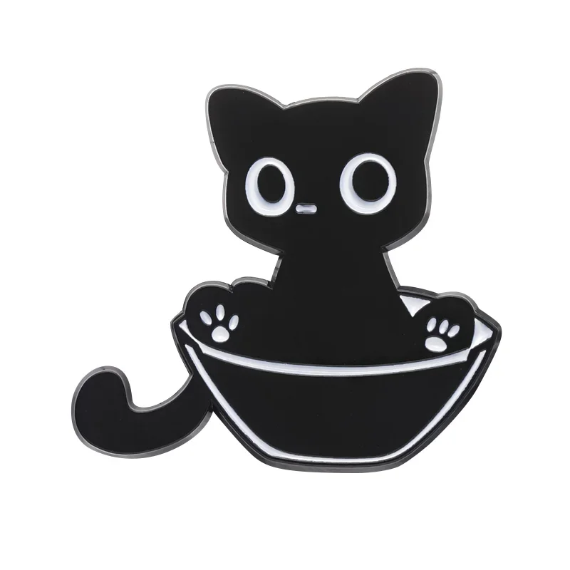 11Pcs Cat Cute Pins Sets Cartoon Enamel Pins Brooch For Cat Lovers Lapel Pins Badges Accessories - View #3