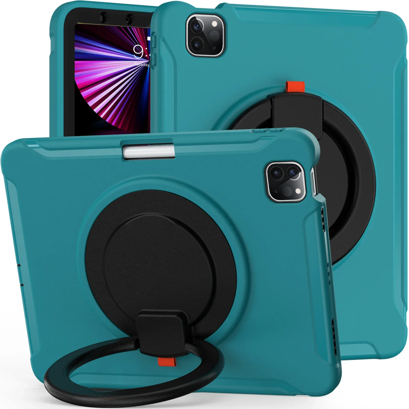 Shockproof Handle Stand Tablet Case - Enhanced Protection and Versatile Functionality