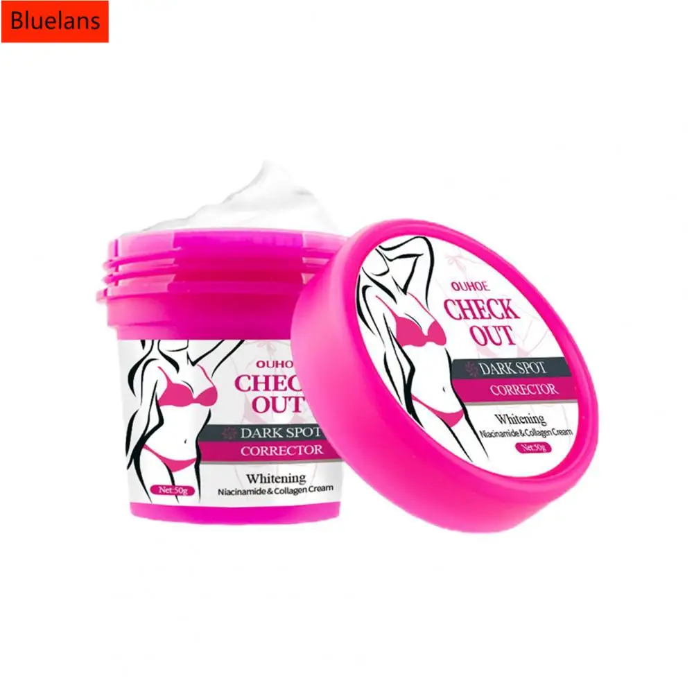 

50g Skin Brightening Cream Nourishing Moisturizing Lighten Melanin Gentle Collagen Underarm Knees Bleaching Cream for Women